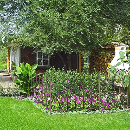 Amagabeli Decorative Garden Fence 24In X 10Ft Outdoor Rustproof
