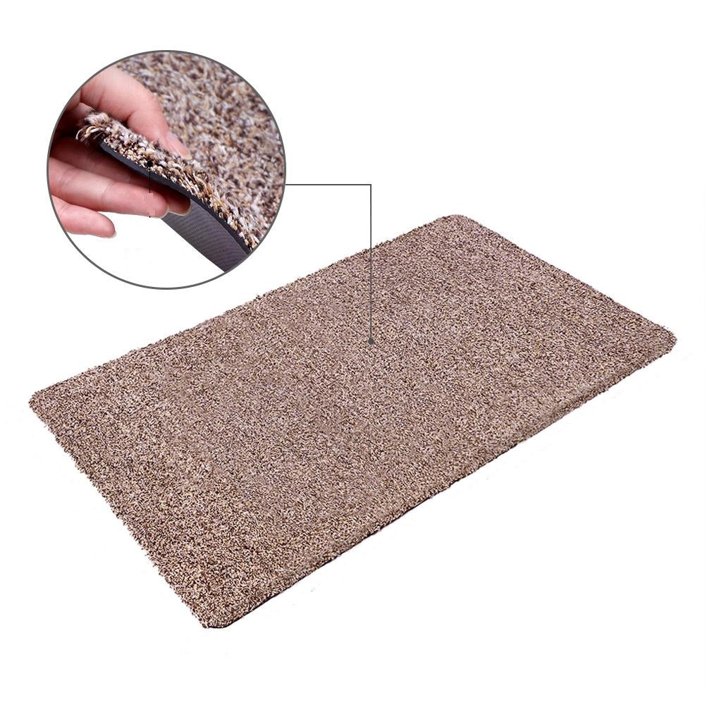 Indoor Doormat Super Absorbs Mud Mat, Machine Washable Non-Slip