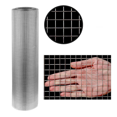 Amagabeli 36inch x 50ft SS304 Stainless Steel Welded Wire Mesh 1/2 inch Square Hardware Cloth 18 Gauge-Hardware Cloth-Amagabeli