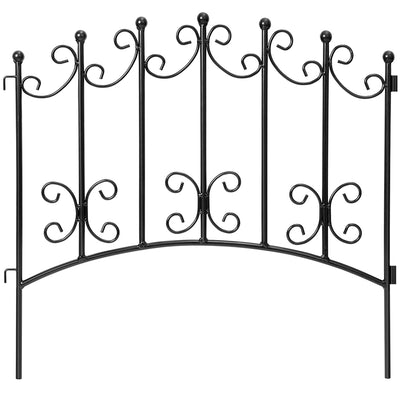 Amagabeli Rustproof Garden Fencing 24inx10ft Decorative Metal Fence-Decorative Fences-Amagabeli