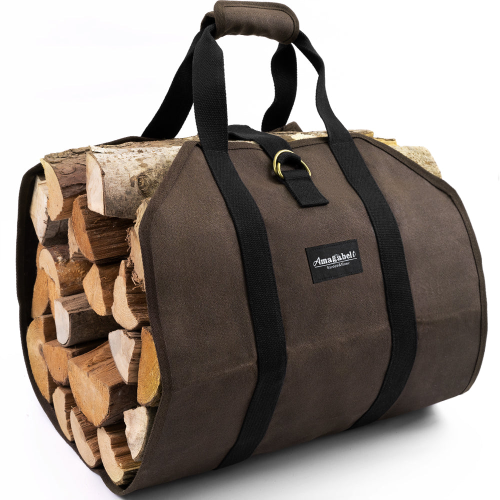 Fire log carrier outlet