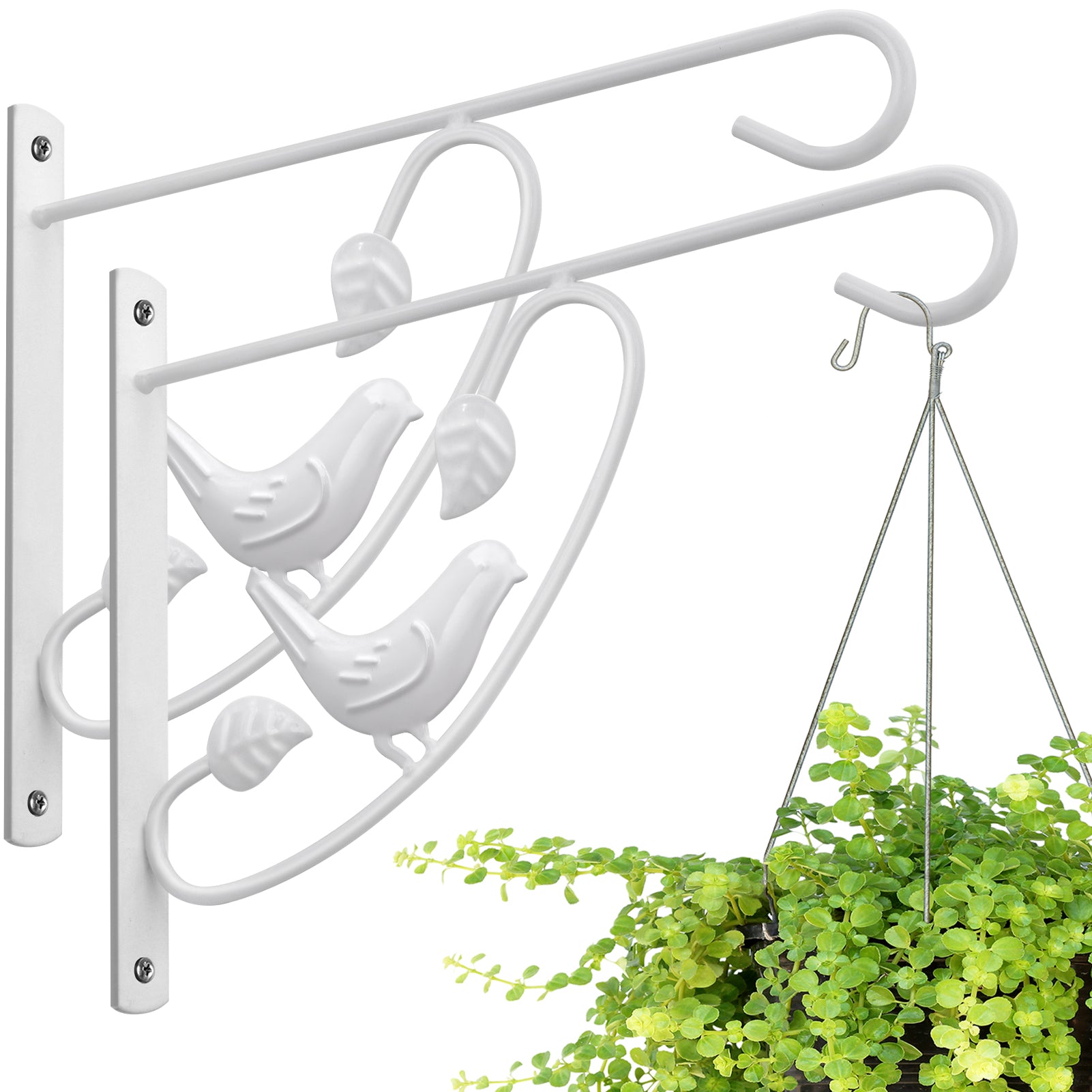 Plant Hangers Outdoor AMAGABELI GARDEN HOME Pack Hanging Plant