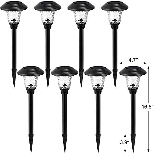 T-SUN Solar Spotlights, 7 LED Color Changing Solar Landscape Lights, 2-in-1 Multi-Purpose Use Outdoor Wall Lights, Decorative Lighting For Outdoor