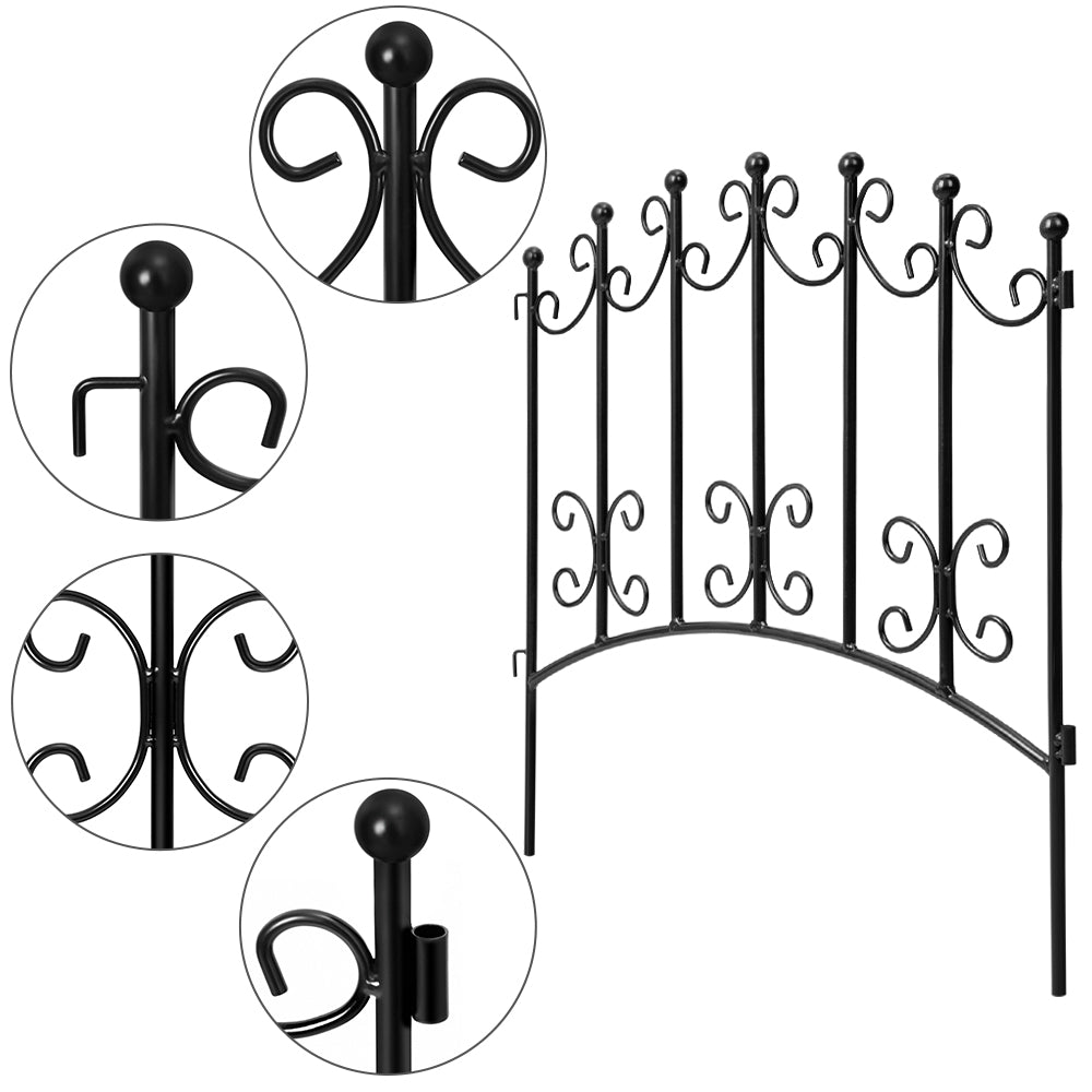 Decorative Metal Fence Panels - Rust Proof Metal Fences – Amagabeli