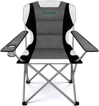 Camabel Folding Camping Chairs Outdoor Lawn Chair Padded Sports Chair Lightweight Fold up Camp Chairs-Folding Camping Chairs-Amagabeli