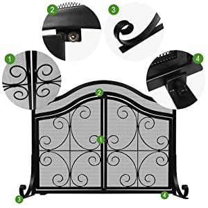 10 Best Back Safety Latch Fire Guards For Babies And Children Crannog Extra Large - July 2025
