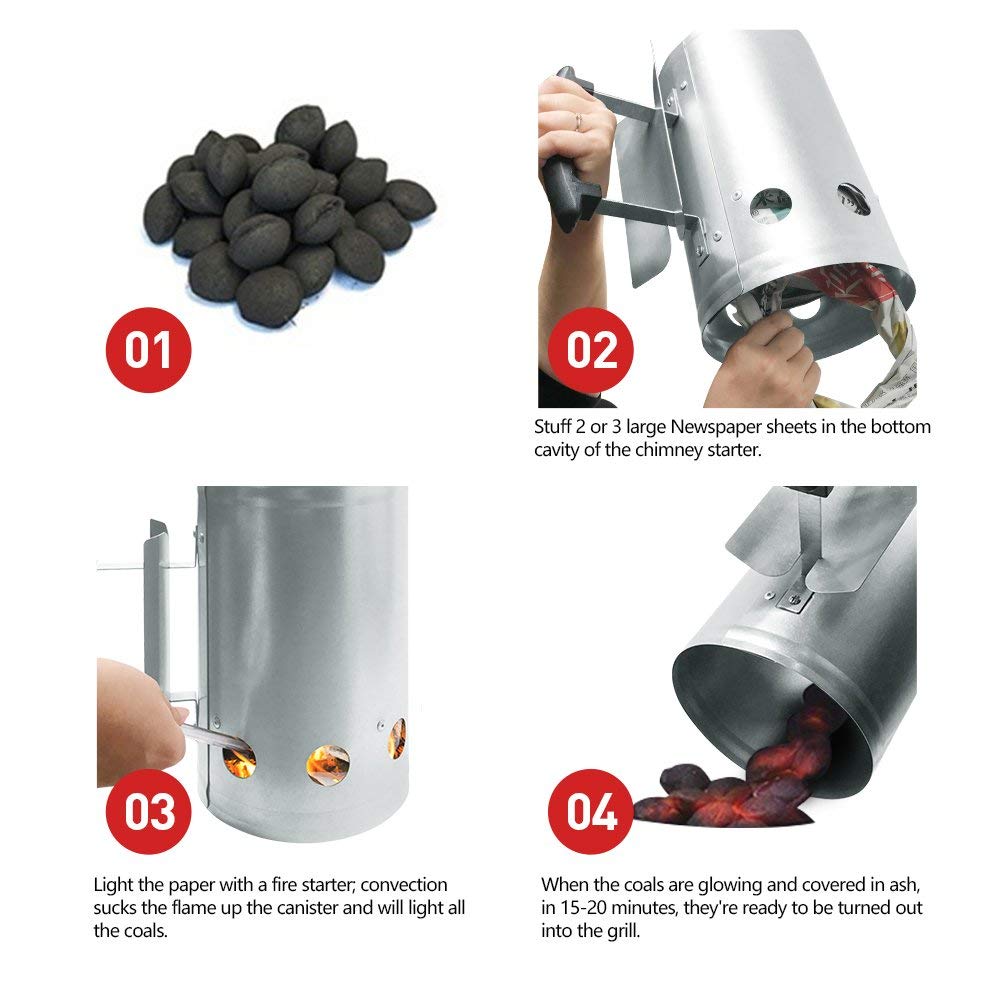 Buy Rapidfire Chimney Starter Online Best Charcoal Chimney for