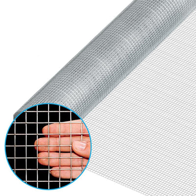 Amagabeli 48x50 Hardware Cloth 1/2 Inch 19 Gauge Square Galvanized Chicken Wire Fence Mesh Rabit Wire Fence Poultry Netting Cage Snake Fence-Hardware Cloth-Amagabeli
