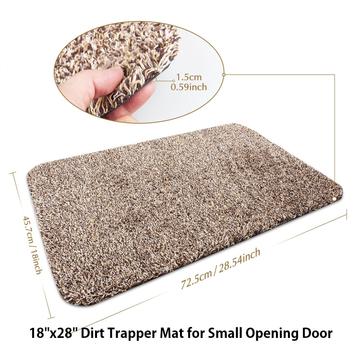 Indoor Super Absorbs Doormat Backing Non Slip Door Mat for Small